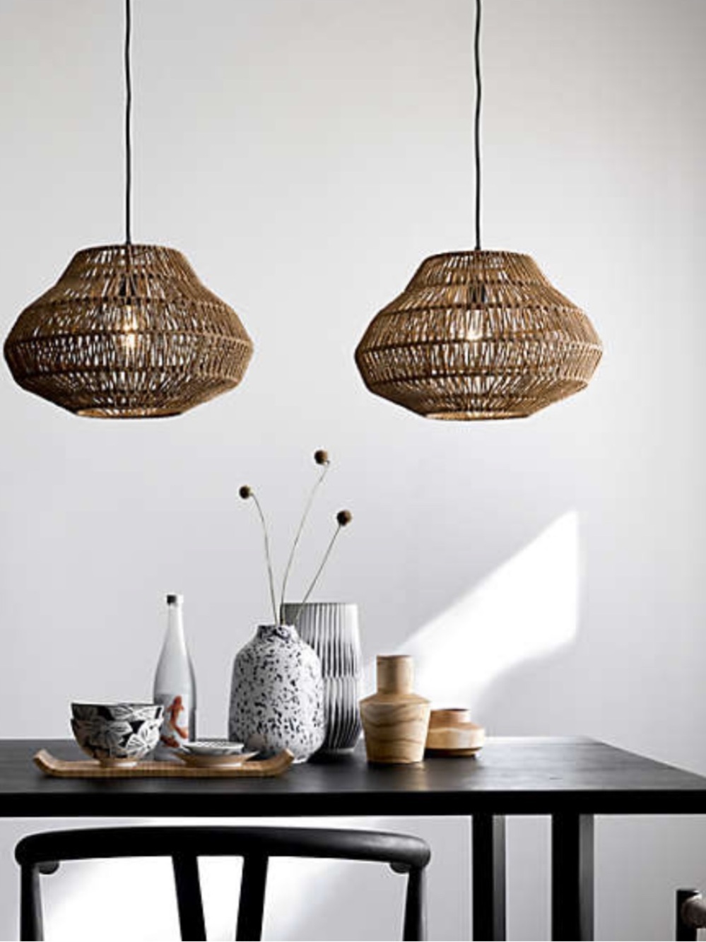 Cabo Woven Pendant Light from Crate & Barrel